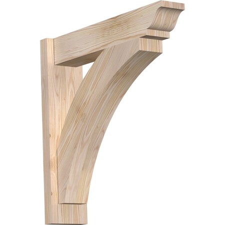 Ekena Millwork Thorton Smooth Traditional Outlooker, Douglas Fir, 5 1/2"W x 24"D x 24"H OUT06X24X24THR01SDF